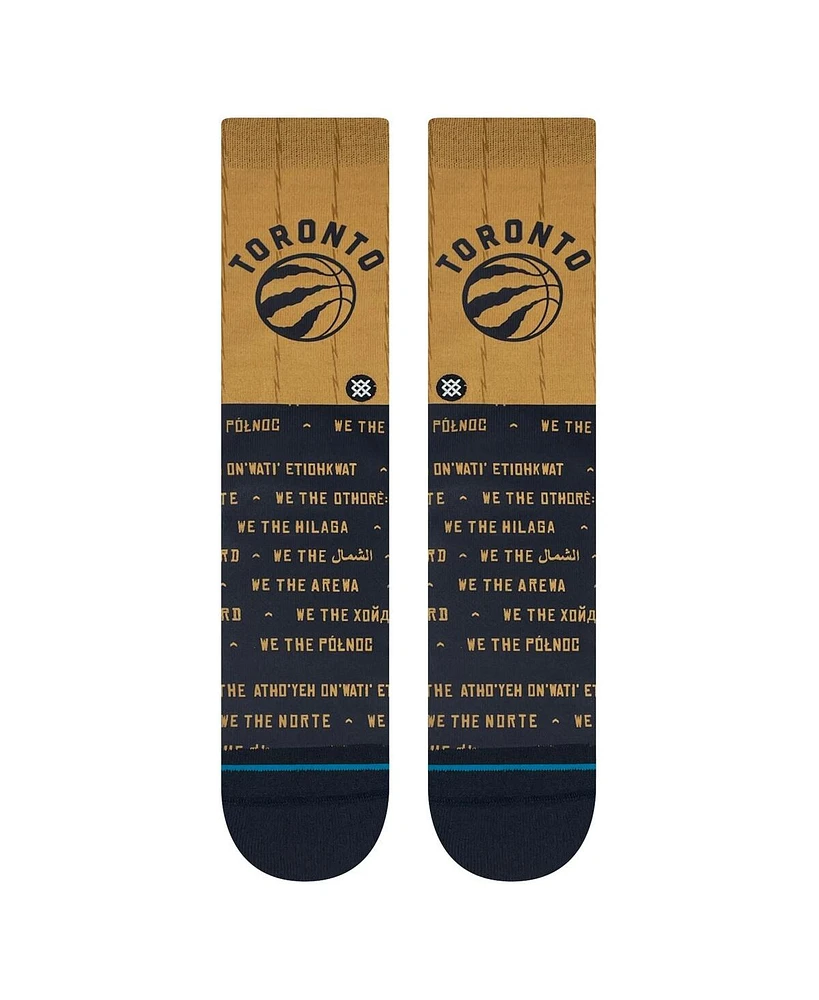 Men's and Women's Stance Toronto Raptors 2023/24 City Edition Crew Socks