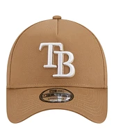 Men's New Era Khaki Tampa Bay Rays A-Frame 9FORTY Adjustable Hat