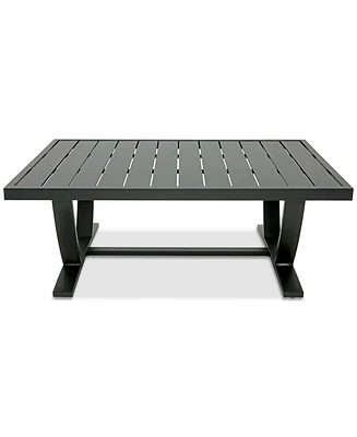 Astaire 48" x 32" Rectangle Outdoor Slat Top Coffee Table, Created for Macy's