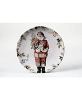 Certified International Christmas Story 4 Piece Dessert Plate