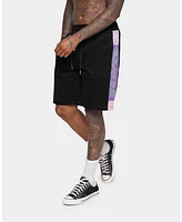 Xxiii Mens Akolo Paisley Panel Shorts