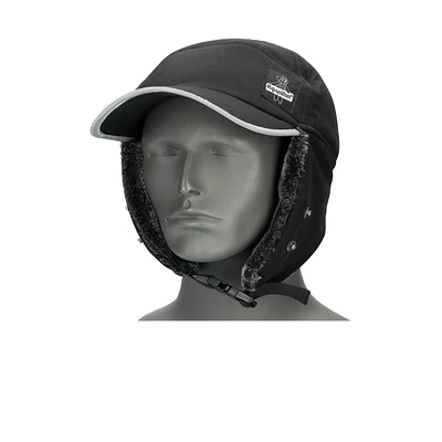 RefrigiWear Trapper Hat with Detachable Mask - Water-Resistant, Insulated Winter Hat with Ear Flaps