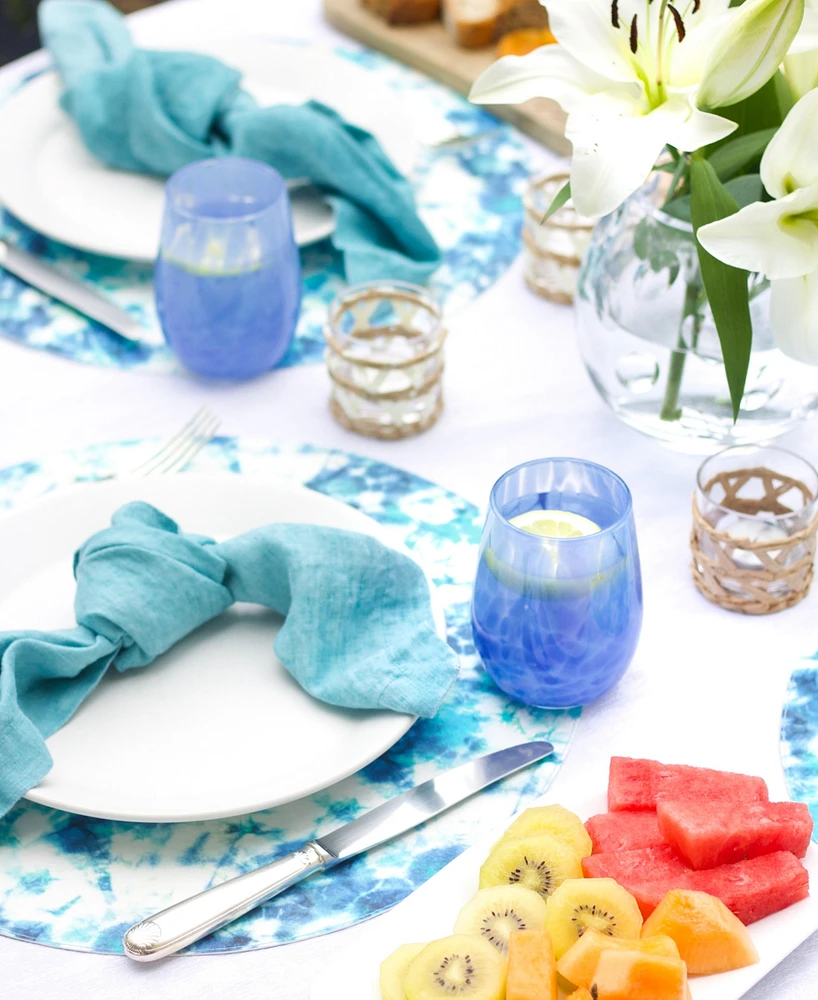 Mode Living Eden Placemats, Set of 4 - Turquoise