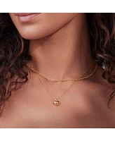 Puffed Heart Pendant Necklace – Perfect Summer Gift, Delicate Statement