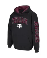 Colosseum Big Boys Texas A&M Aggies 2-Hit Team Pullover Hoodie