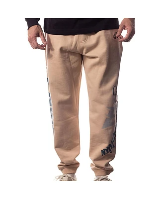 Men's and Women's The Wild Collective Cream Philadelphia Eagles Heavy Block Graphic Jogger Pants