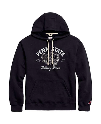 Men's League Collegiate Wear Navy Distressed Penn State Nittany Lions Stadium Essential Pullover Hoodie