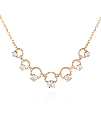 T Tahari Gold-Tone Pendant Statement Necklace