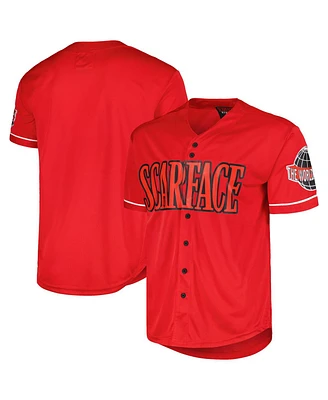 Men's and Women's Red Scarface Fashion Baseball Jersey