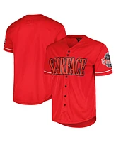 Men's and Women's Red Scarface Fashion Baseball Jersey