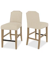 Hinsen 2pc Counter Height Chair Set
