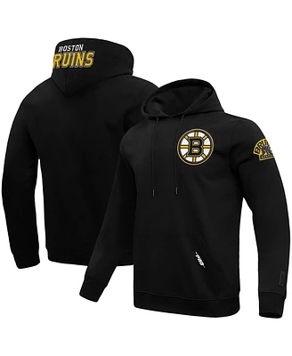 Men's Pro Standard Black Boston Bruins Classic Pullover Hoodie