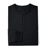 Lands' End Big & Tall Super-t Long Sleeve Henley Shirt