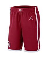 Men's Jordan Crimson Oklahoma Sooners Replica Team Basketball Shorts
