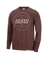 Men's Nike Garnet Phoenix Suns 2023/24 Authentic Standard Issue Travel Performance Pullover Sweatshirt