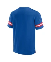 Men's Fanatics Royal Buffalo Bills Jersey Tackle V-Neck T-shirt