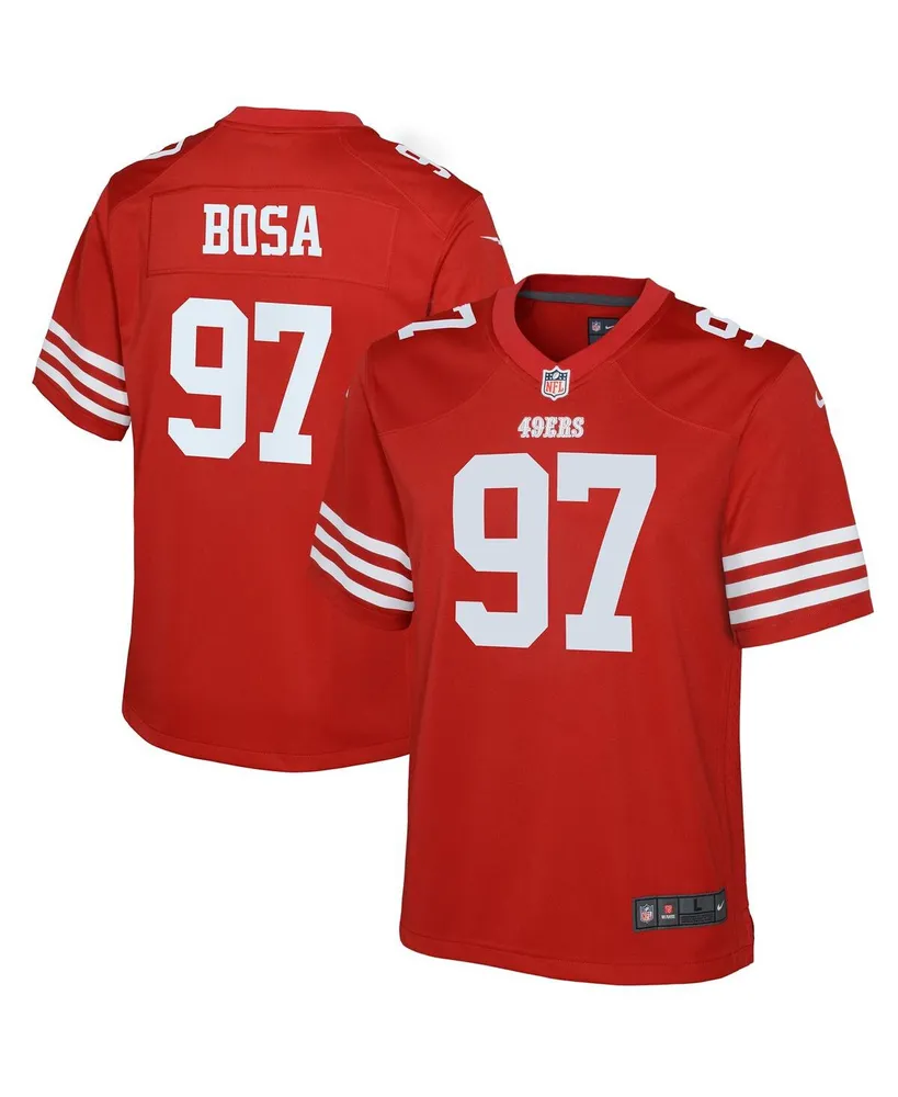 Big Boys Nike Nick Bosa Scarlet San Francisco 49ers Game Jersey