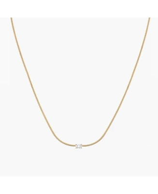 Sterling Silver 18k Gold Plated Sena Pendant Snake Necklace