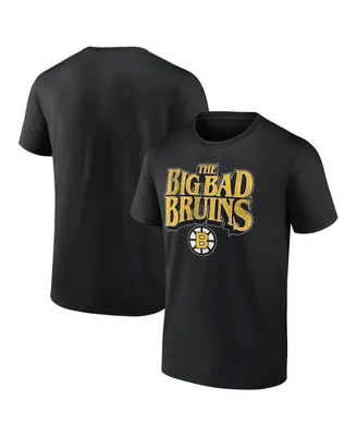 Men's Fanatics Black Distressed Boston Bruins Centennial The Big Bad Bruins T-shirt