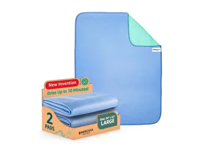 Pack of 2 Washable Underpad - 34" x 52" - Large