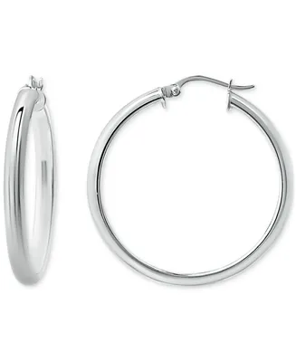 Giani Bernini Polished Small Hoop Earrings in Sterling Silver, 20mm, Created for Macy's