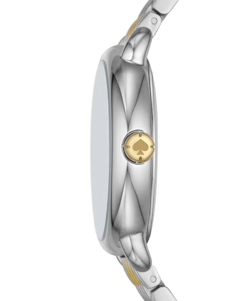 kate spade new york Women's Lily Avenue Three Hand Two-Tone Stainless Steel Watch 34mm