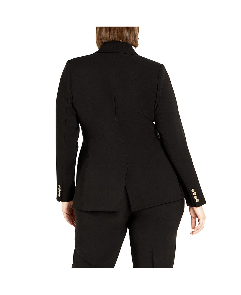 City Chic Plus Kara Jacket