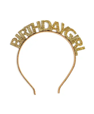 Child Girl's Gold Birthday Girl Headband