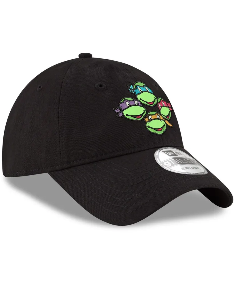 Men's New Era Black Teenage Mutant Ninja Turtles 9TWENTY Adjustable Hat