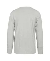 Men's '47 Brand Gray Distressed Philadelphia Eagles Premier Franklin Long Sleeve T-shirt
