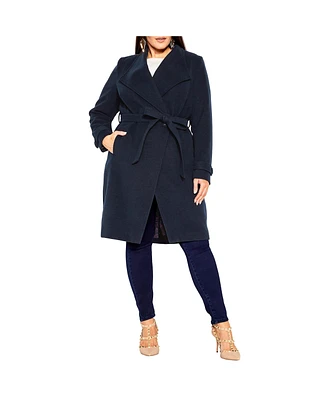 City Chic Plus So Sleek Coat
