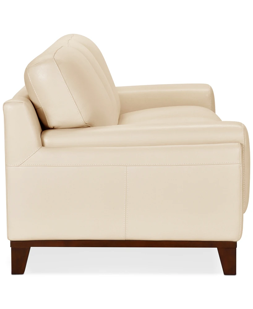 Jeddo 94" Leather Sofa, Created for Macy's