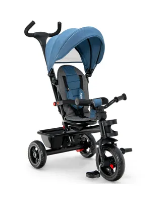 4-in-1 Baby Tricycle Toddler Trike with Convertible Seat