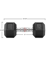 Philosophy Gym Rubber Coated Hex Dumbbell Hand Weight