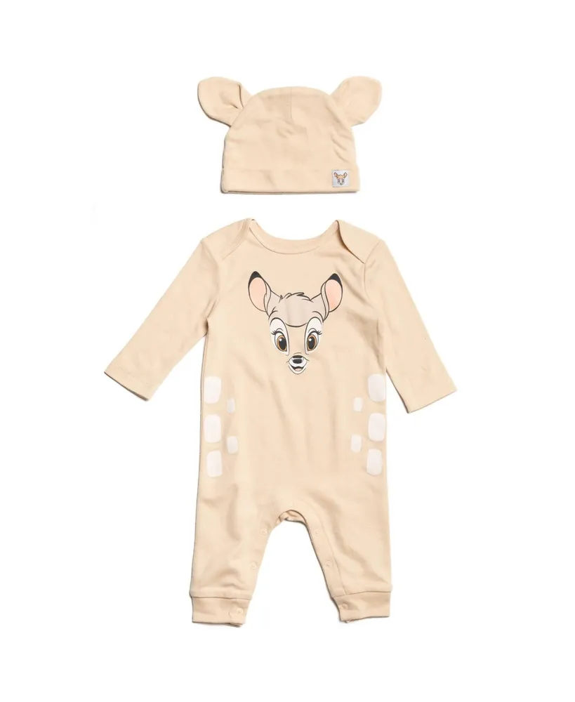 Bambi Baby Boys Snap Cosplay Coverall Hat