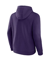 Men's Fanatics Purple Baltimore Ravens Between the Pylons Pullover Hoodie