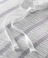 Last Act! Charter Club Seersucker Ombre Stripe, Full/Queen Duvet Cover Set, Exclusively at Macy's