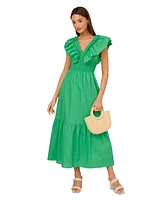 Adrianna by Papell Women's Ruffled Maxi Dress