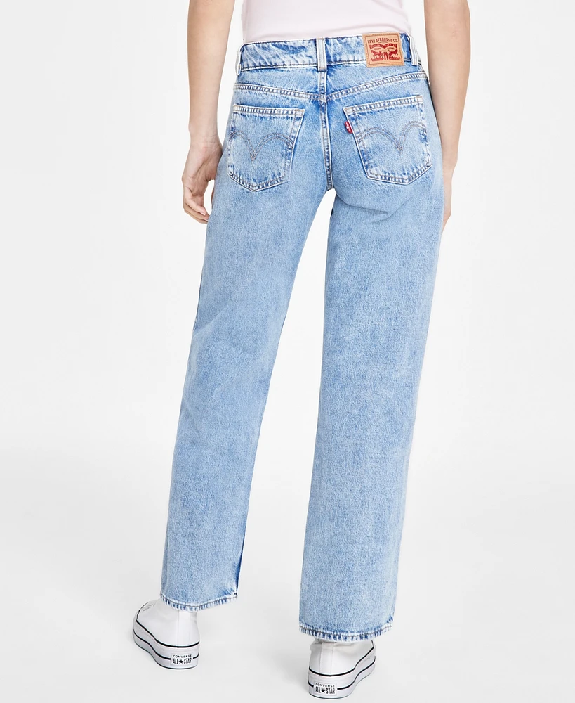 Levi's Women's Super-Low Double-Button Relaxed-Fit Denim Jean