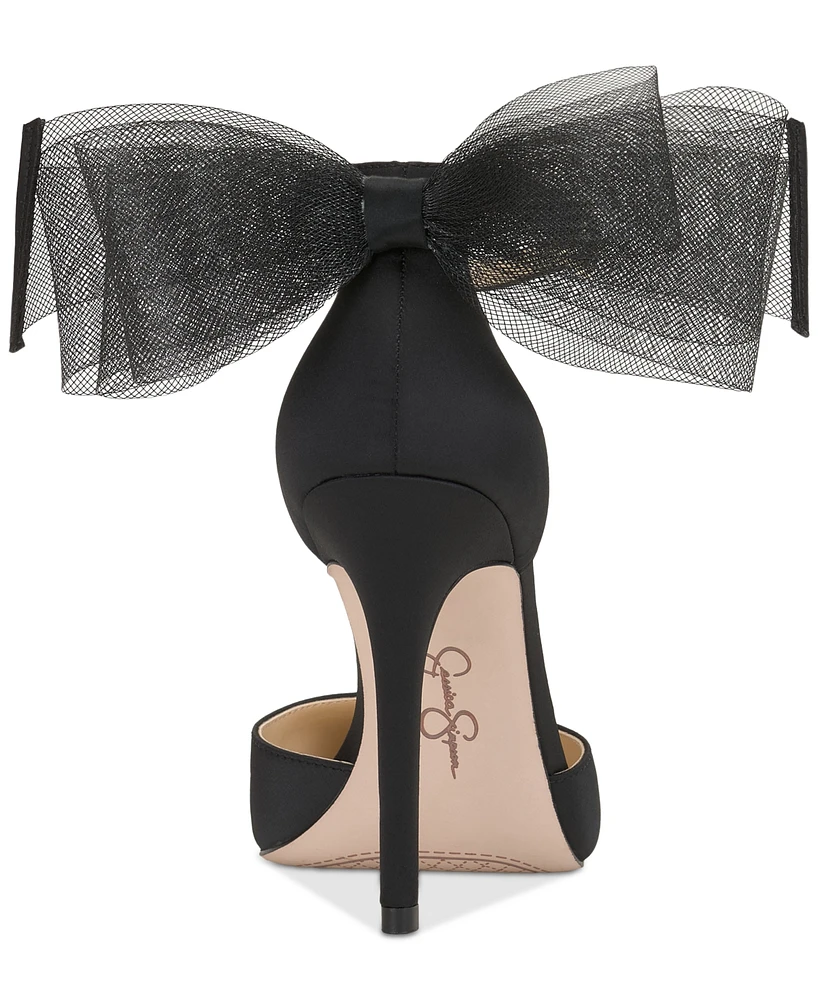 Jessica Simpson Women's Phindies Bow Ankle-Strap Pumps