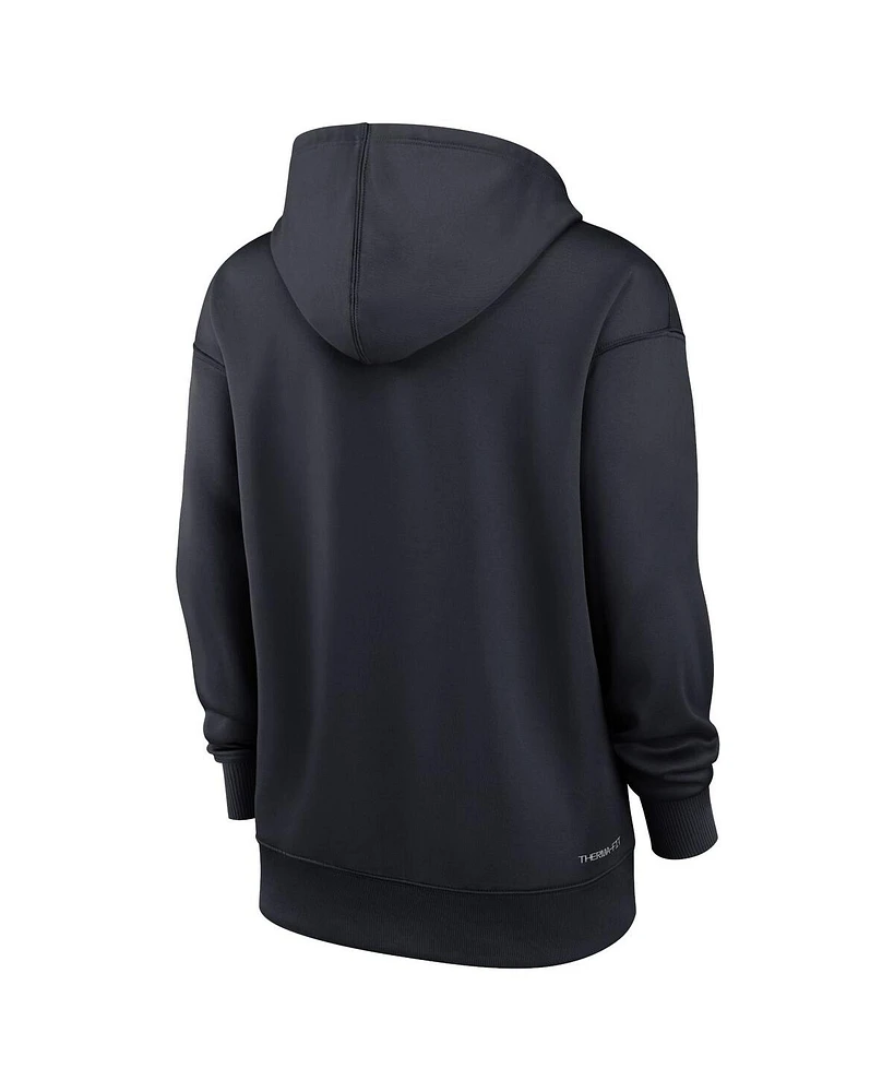 Women's Nike Navy Minnesota Twins Authentic Collection Performance Pullover Hoodie