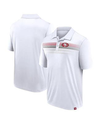 Men's Fanatics White San Francisco 49ers Victory For Us Interlock Polo Shirt