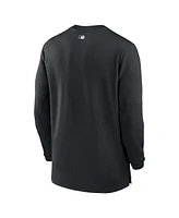Men's Nike Black Chicago White Sox Authentic Collection Game Time Performance Quarter-Zip Top