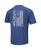 Men's Colosseum Royal Distressed Kentucky Wildcats Oht Military-Inspired Appreciation Flag 2.0 T-shirt