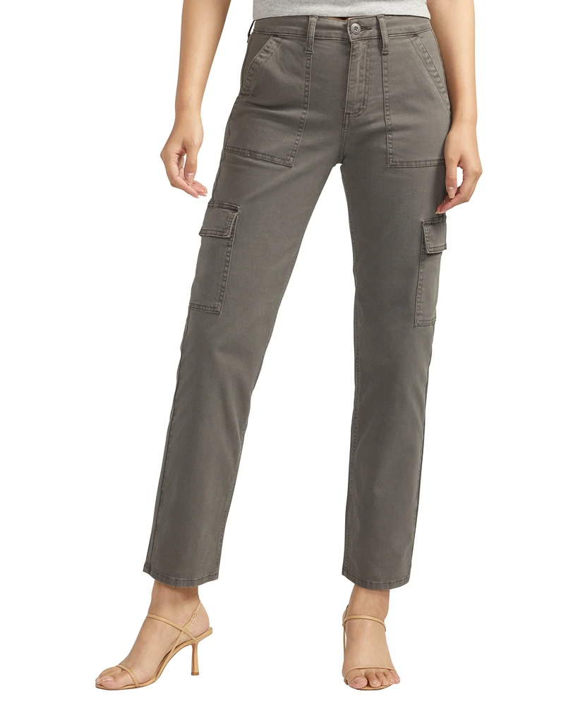 Silver Jeans Co. Suki Mid Rise Cargo Pants