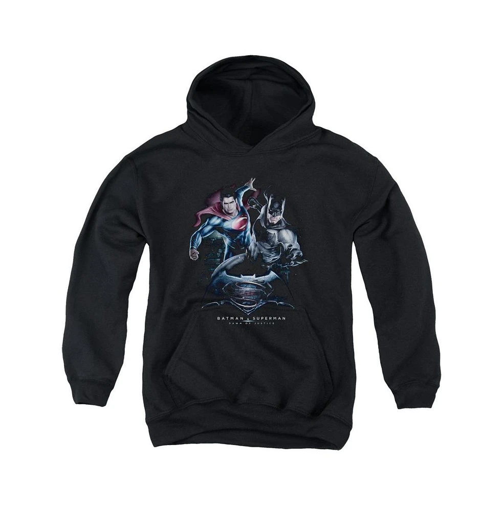 Batman V Superman Youth Team Up Pull Over Hoodie / Hooded Sweatshirt