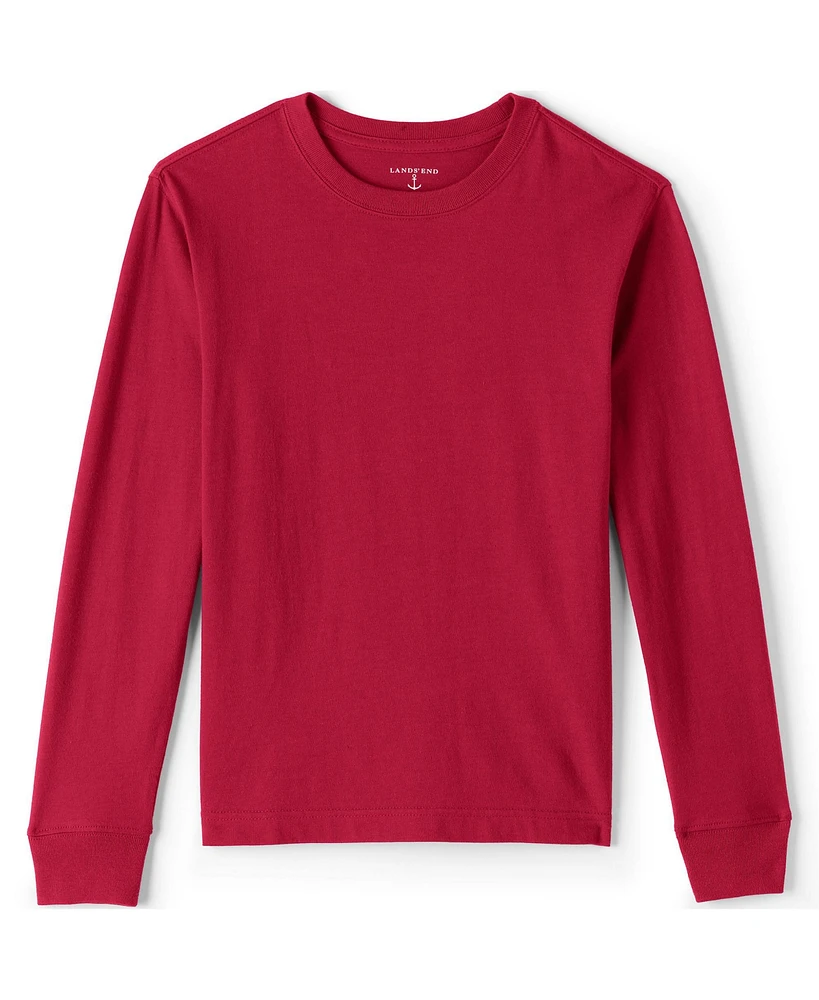 Lands' End Boys Long Sleeve Essential T-shirt