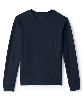 Lands' End Boys Long Sleeve Essential T-shirt