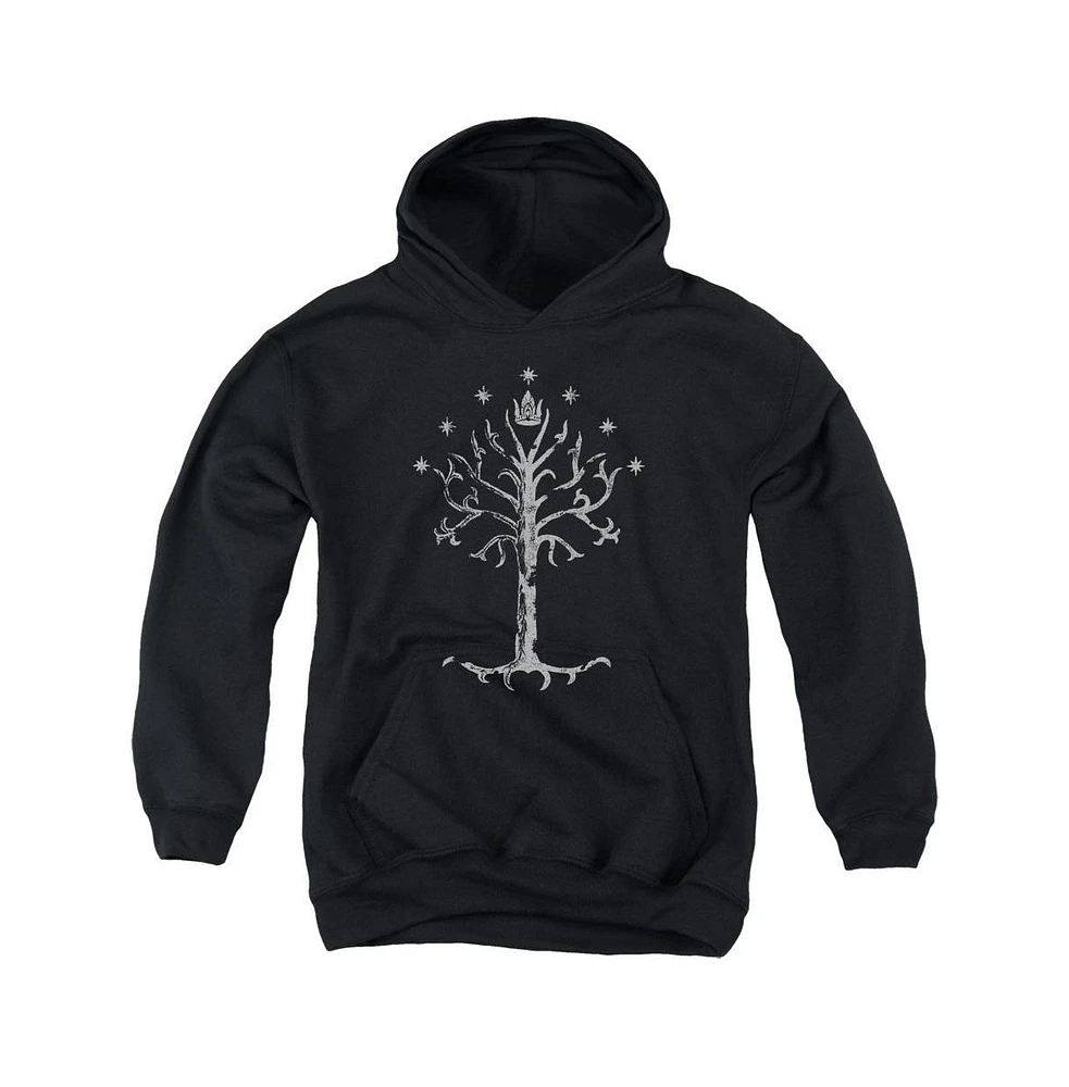 Lord Of The Rings Youth Tree Gondor Pull Over Hoodie / Hooded Sweatshirt