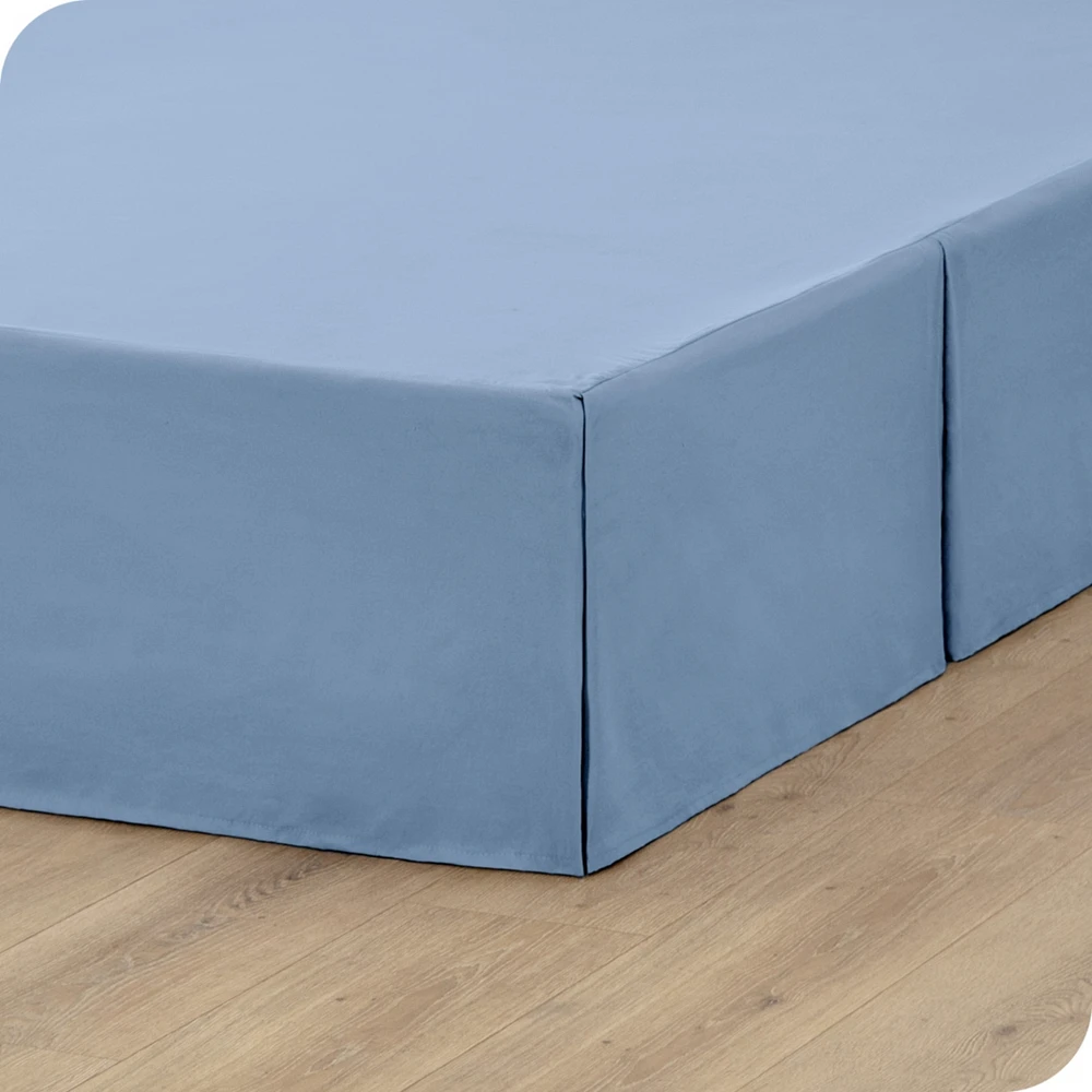 Bare Home Tailored 15" Pleated Bedskirt Twin